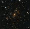 Hubble image showing the galaxy cluster RXC J0142.9+4438. (Credit: NASA / ESA / Hubble / RELICS.)